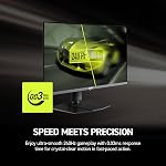 Moniteur de jeu MSI MAG 272UP QD-OLED X24 26,5 po 3840 x 2160 (UHD), 240Hz, AMD Adaptive-Sync, Prêt HDR, HDMI, Port VGA, Montable VESA, Inclinaison, Bord mince sur 4 côtés, 0,03ms, Noir