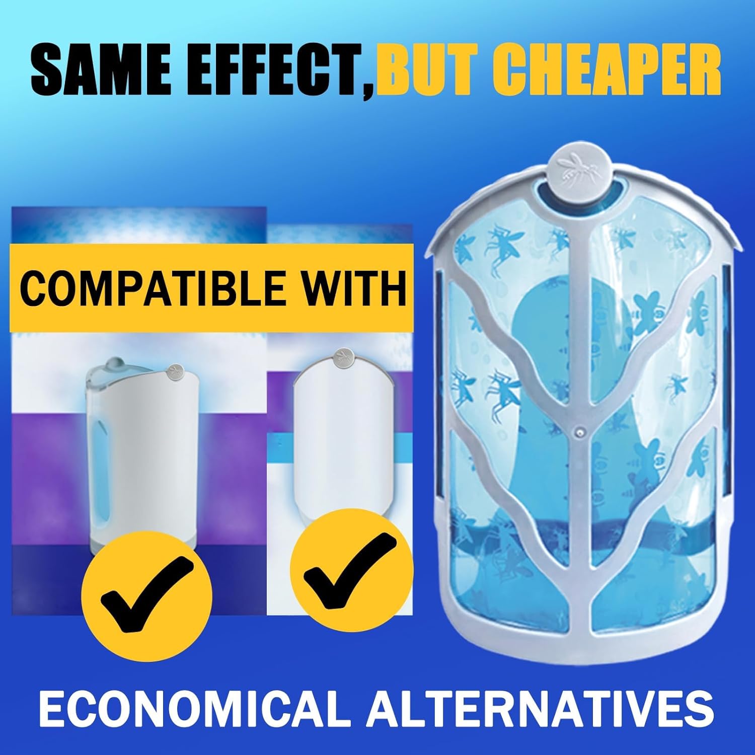 33-Pack Flying Insect Trap Refill Cartridges for M364, M364A & Max Series Indoor Traps, Long-Lasting Attractant Replacement