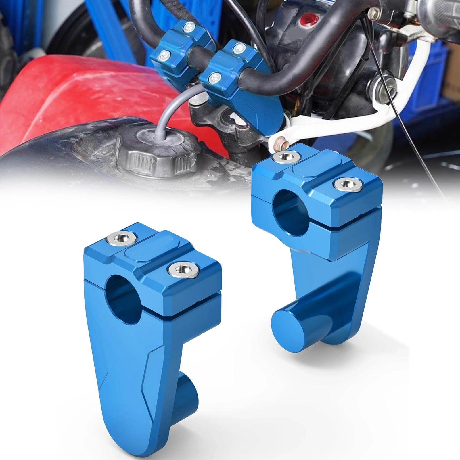 Rehausseurs de guidon 22mm pour Yamaha YFZ450 et Grizzly 700, confort ATV