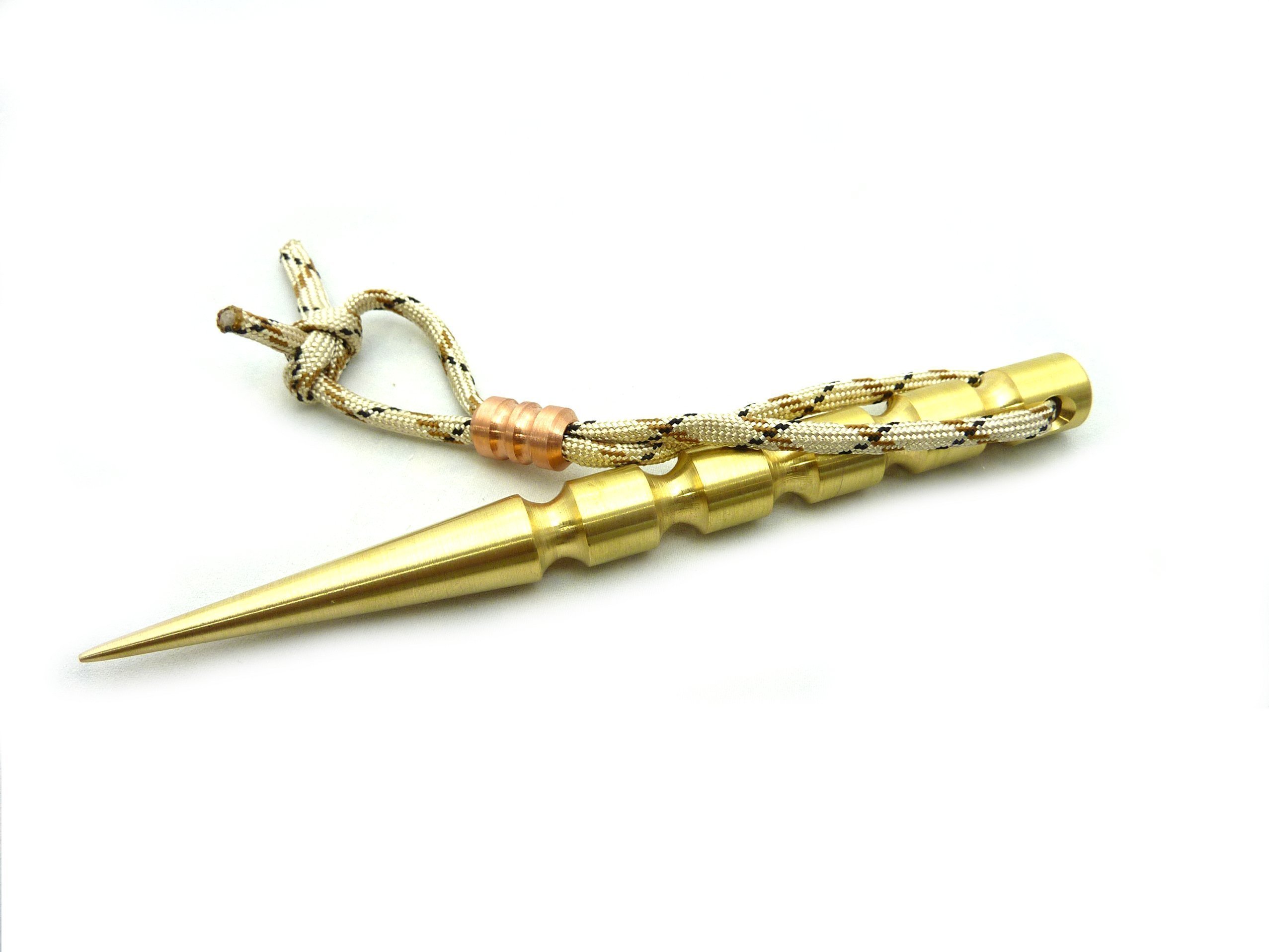 MARLIN SPIKE FID - BRASS - KNOTTING TOOL - HAND MACHINED IN THE USA
