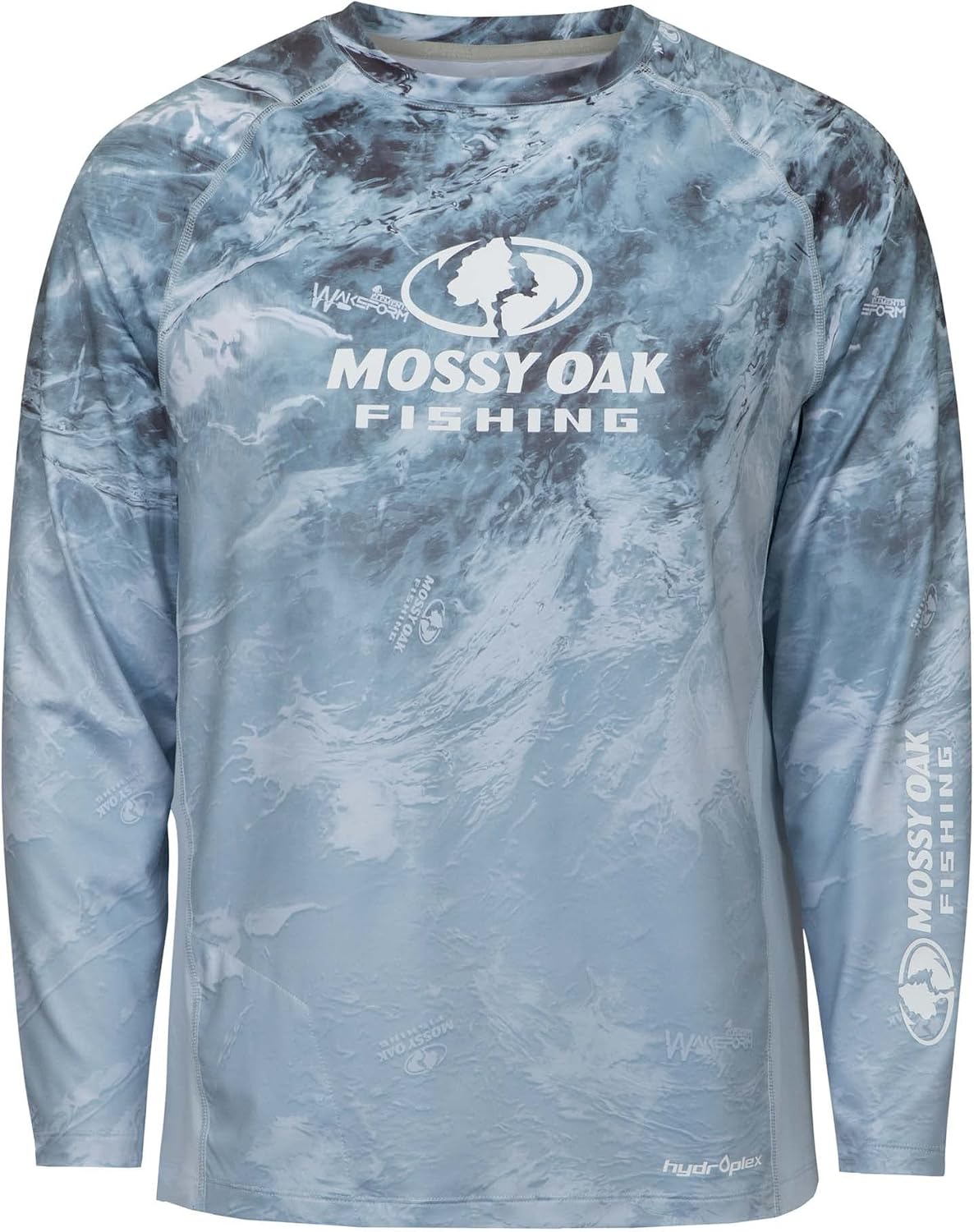 Mossy Oak Mens Fishing Shirts for Men Long Sleeve with 40+ UPF Sun Protection