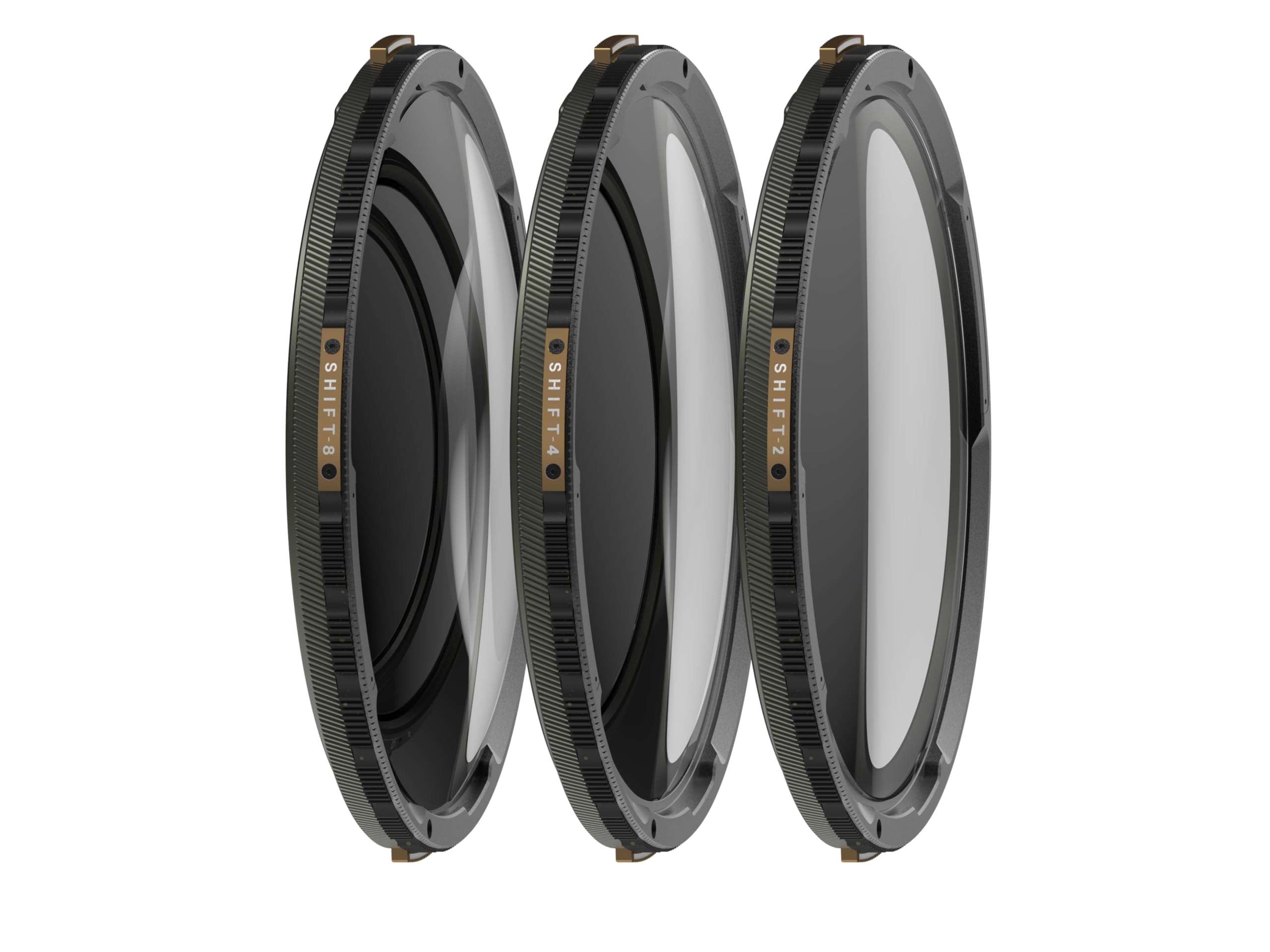 PolarPro - SHIFT Diopter - Camera Filterset - Helix MagLock - Shortstache Edition - +2, +4, +8 Diopters