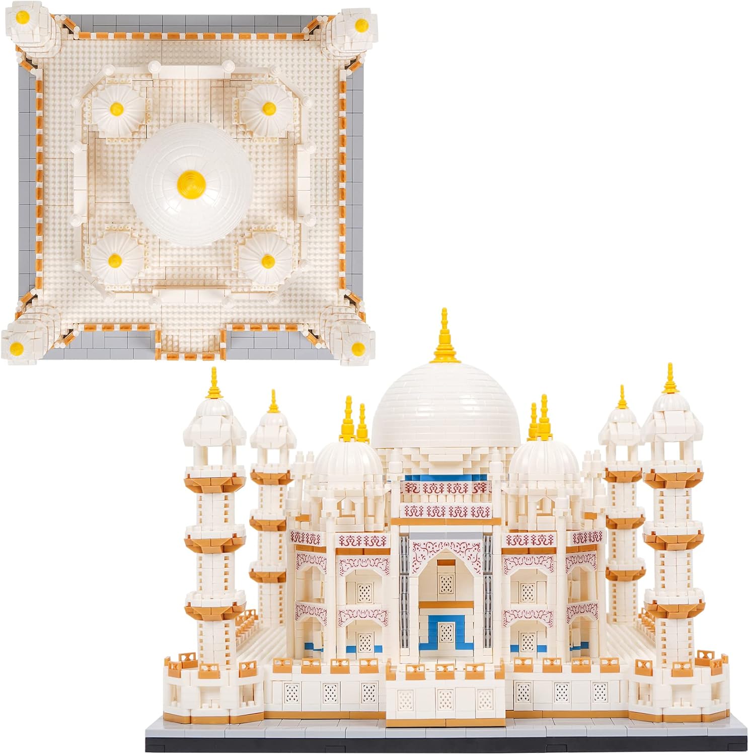Micro Mini Blocks Architecture Taj Mahal Model Building Blocks Set Architecture Collection (4036 PCS)