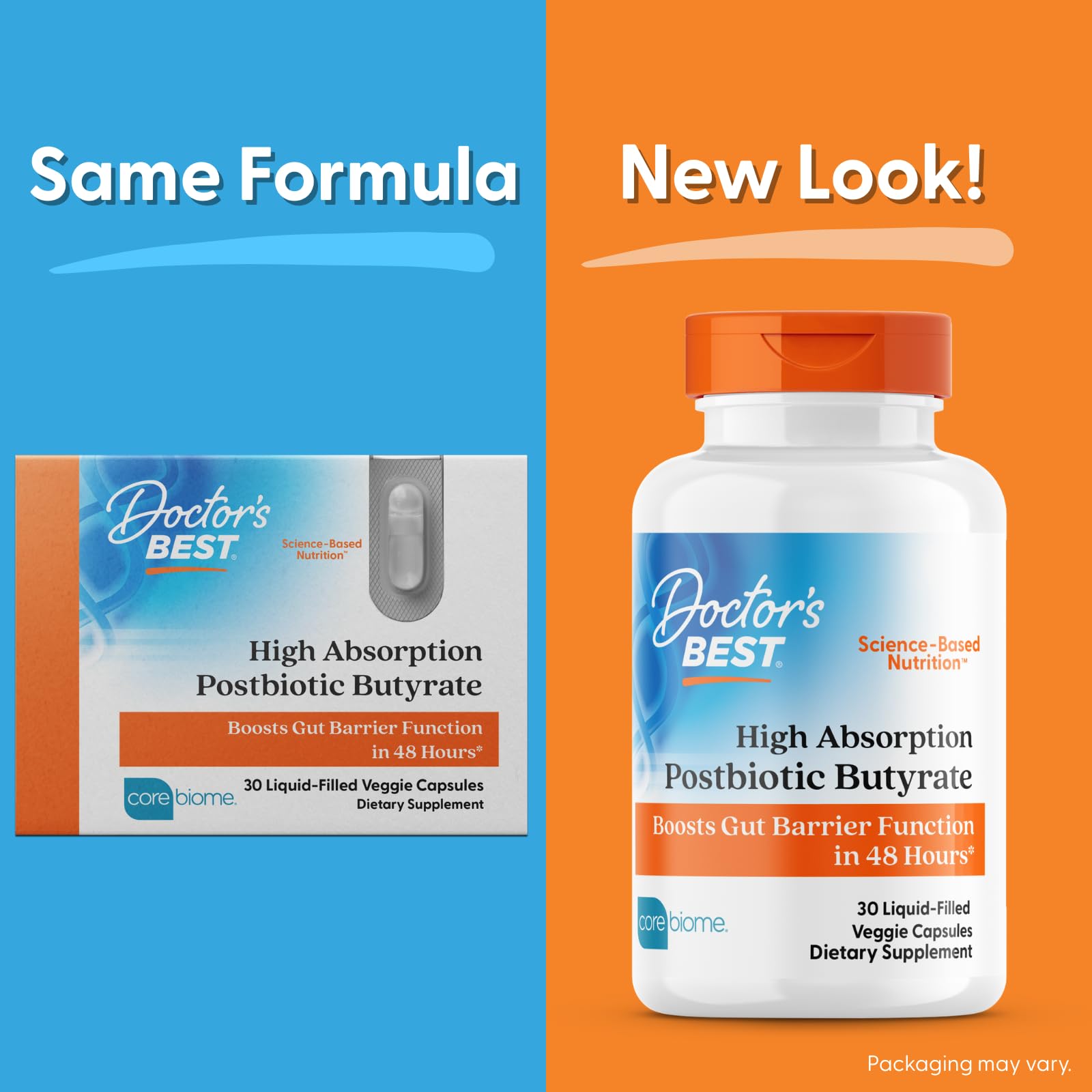 Doctor's BEST Postbiotic Butyrate Gut Health, Vegan, 30 Liquid Veggie Caps — Amazon image 2