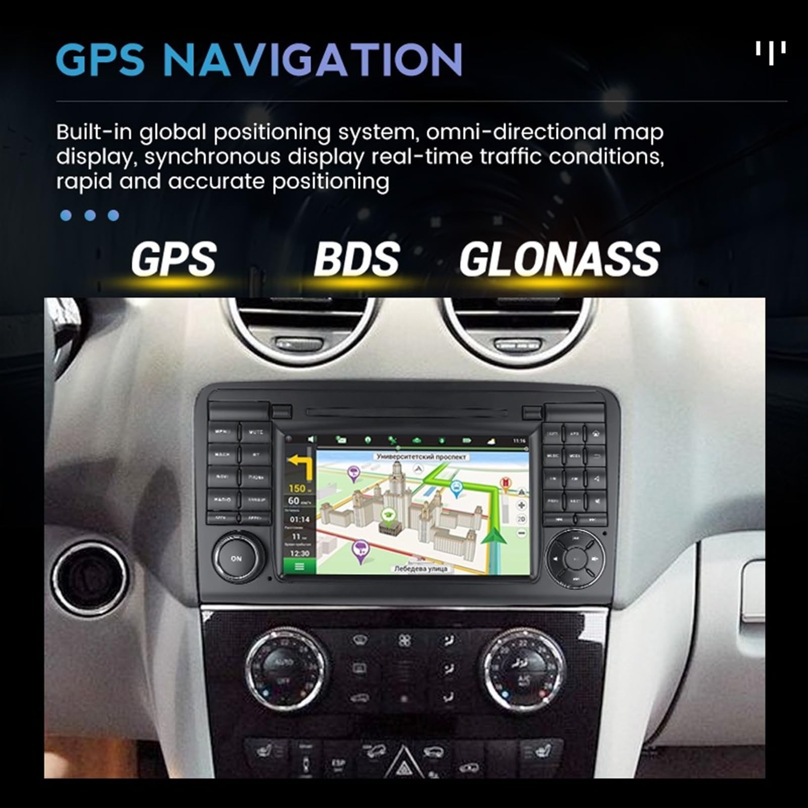 Nawigacja satelitarna Samochodowa radiowa stereofoniczna nawigacja GPS(9212-32G-A)