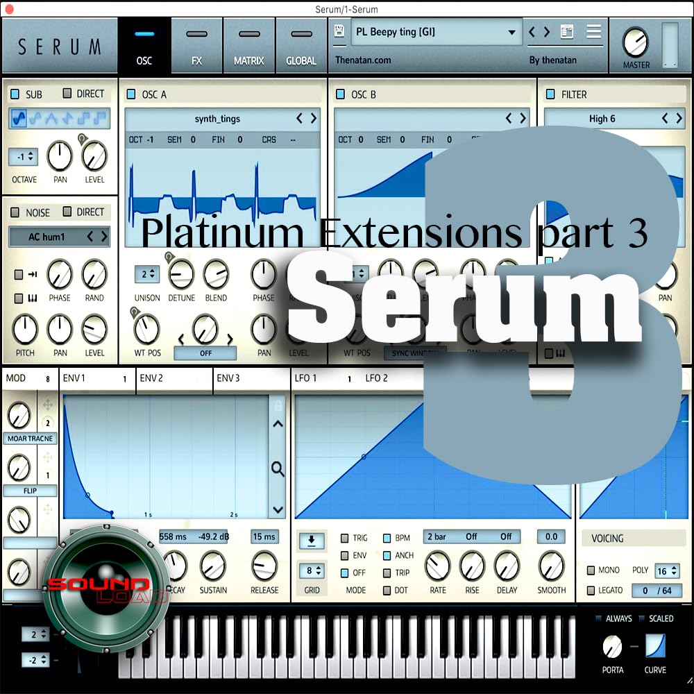 SoundLoad Serum xFer Platinum Extension Mega Bundle – Über 50 GB mit 80.000 Presets und Patches für Serum