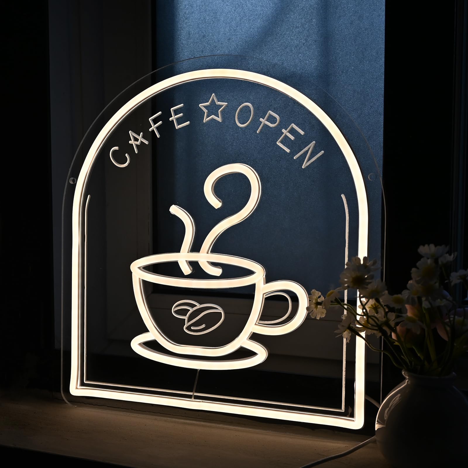 Amazon | プランゾ（Planzo）カフェ ネオンサイン 【店内装飾
