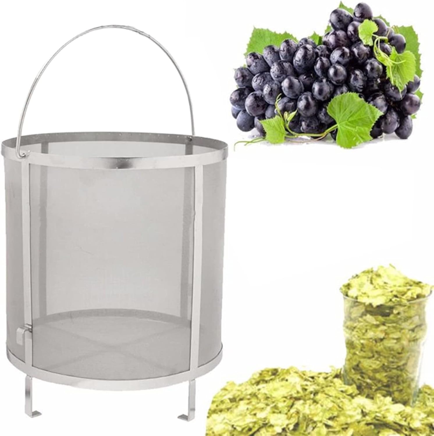 YIEOTM Wine Beer Dry Hops Filter Brewing Hopper Spider