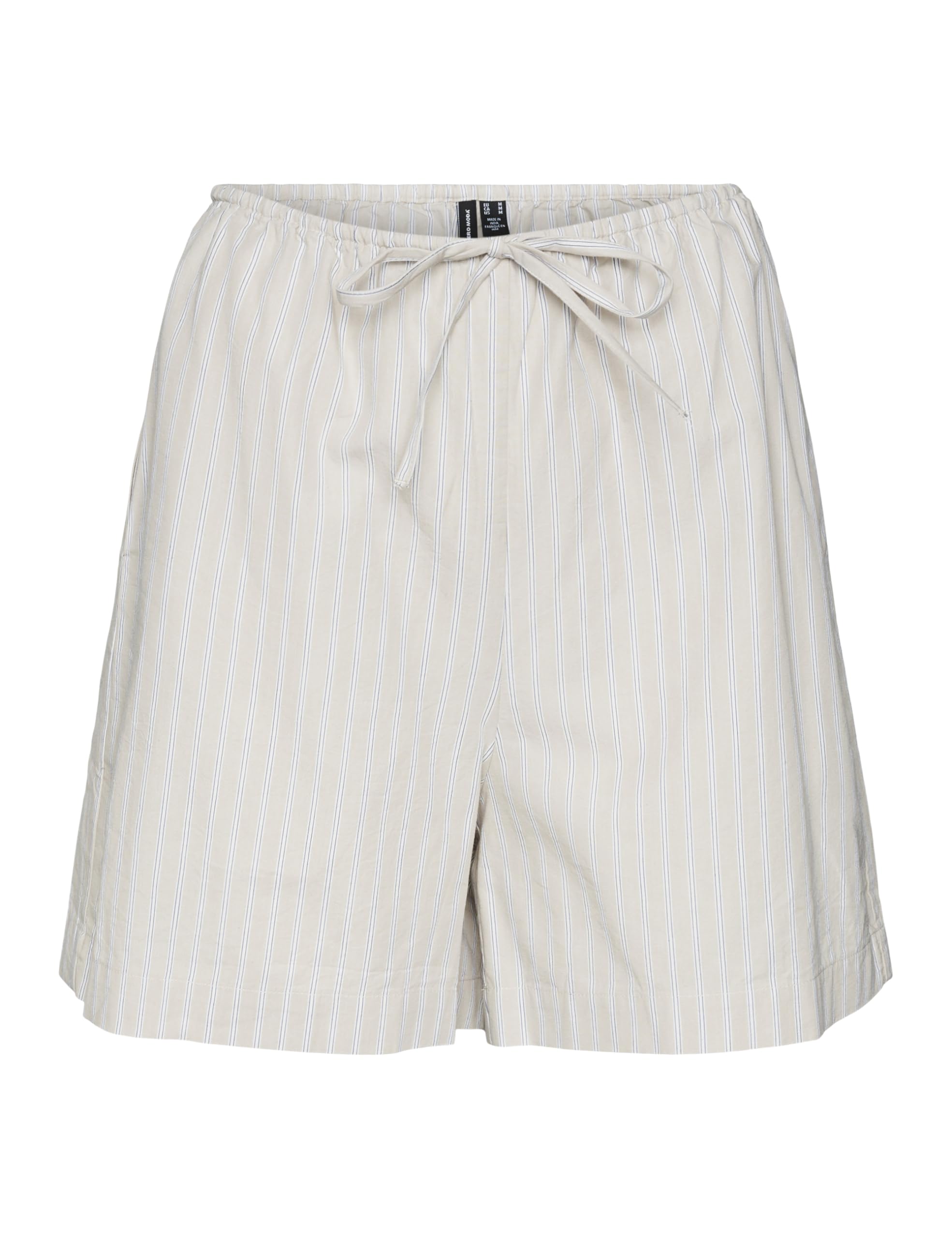 VERO MODA Women's Vmgili Hw WVN Ga Shorts, Silver Lining/AOP: zandie, XS