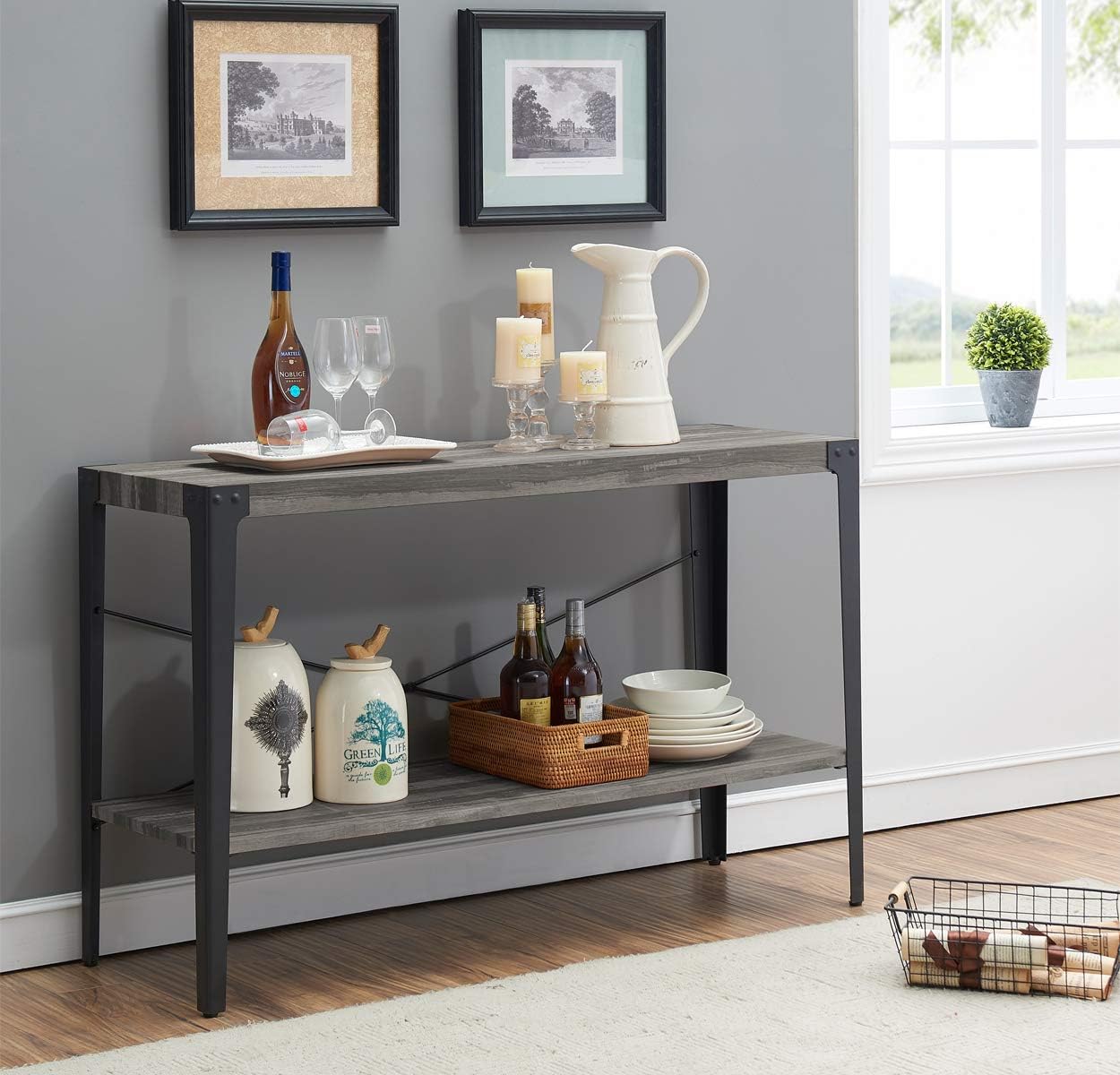 Buy Ok Furniture 2 Tier Industrial Sofa Table Buy Ok Furniture 2 Tier Industrial Sofa Table