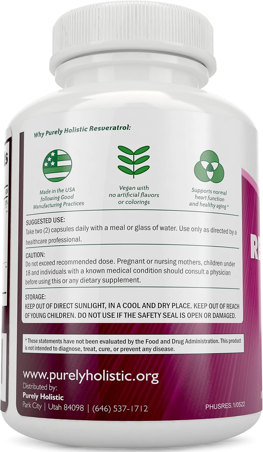 Resveratrol Complex 1450mg + Organic Turmeric Curcumin 700mg & Bioperine - Potent Antioxidant Supplement with Japanese Knotweed, Vitamin C & More - Vegan Bundle - 180 Capsules + 120 Capsules