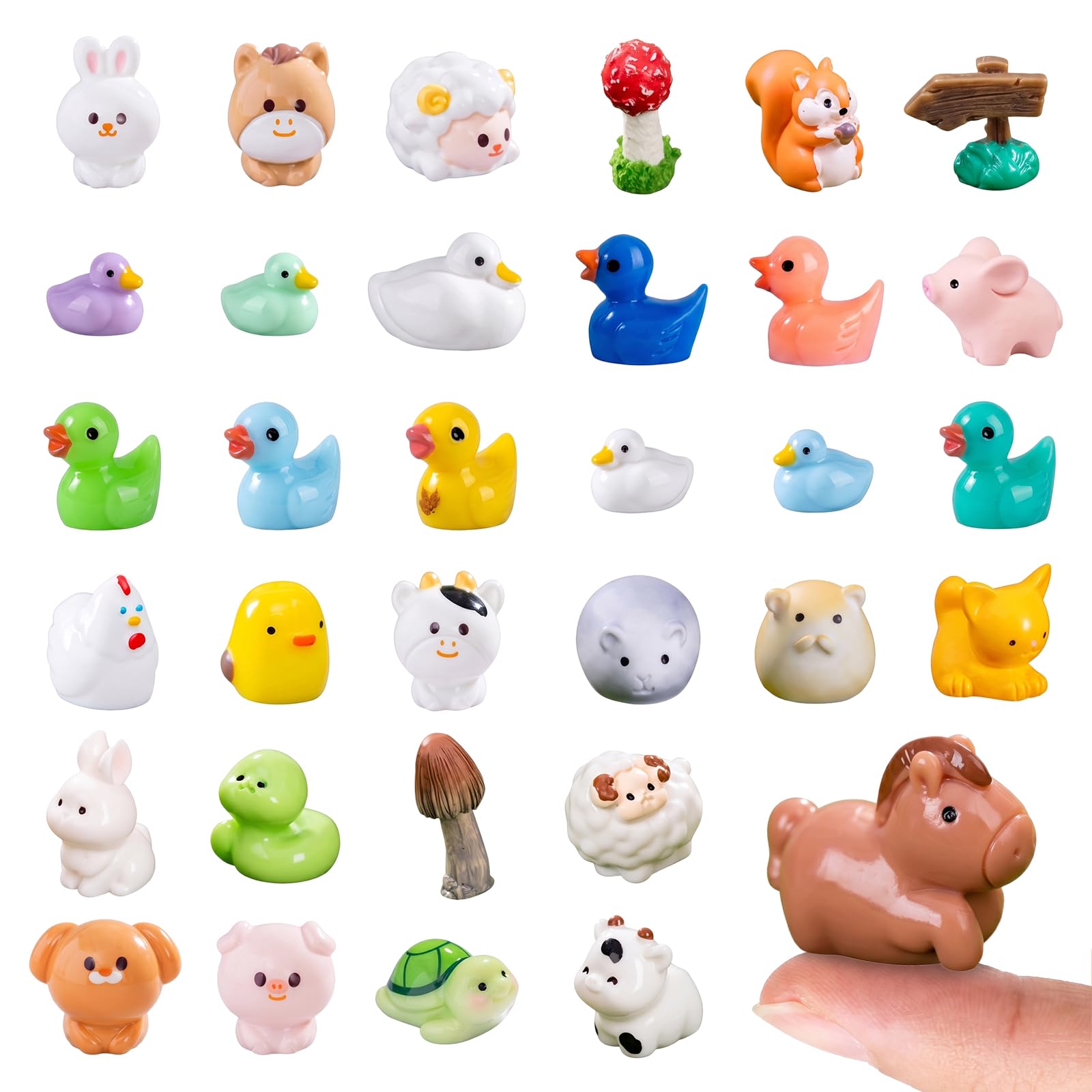 Zerobe Mini Resin Animals - Collectible Figurines -9 Zerobe Mini Resin Animals - Collectible Figurines -9