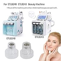 Vista 5 de Recambios de la máquina de la belleza del cuidado de la cara Hydro Dermobrasion Aqua Peel Water Scrub Tips Caps 2 Diamond Microdermabrasion