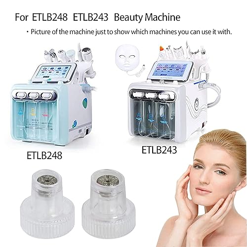 Miniatura 5 de Recambios de la máquina de la belleza del cuidado de la cara Hydro Dermobrasion Aqua Peel Water Scrub Tips Caps 2 Diamond Microdermabrasion
