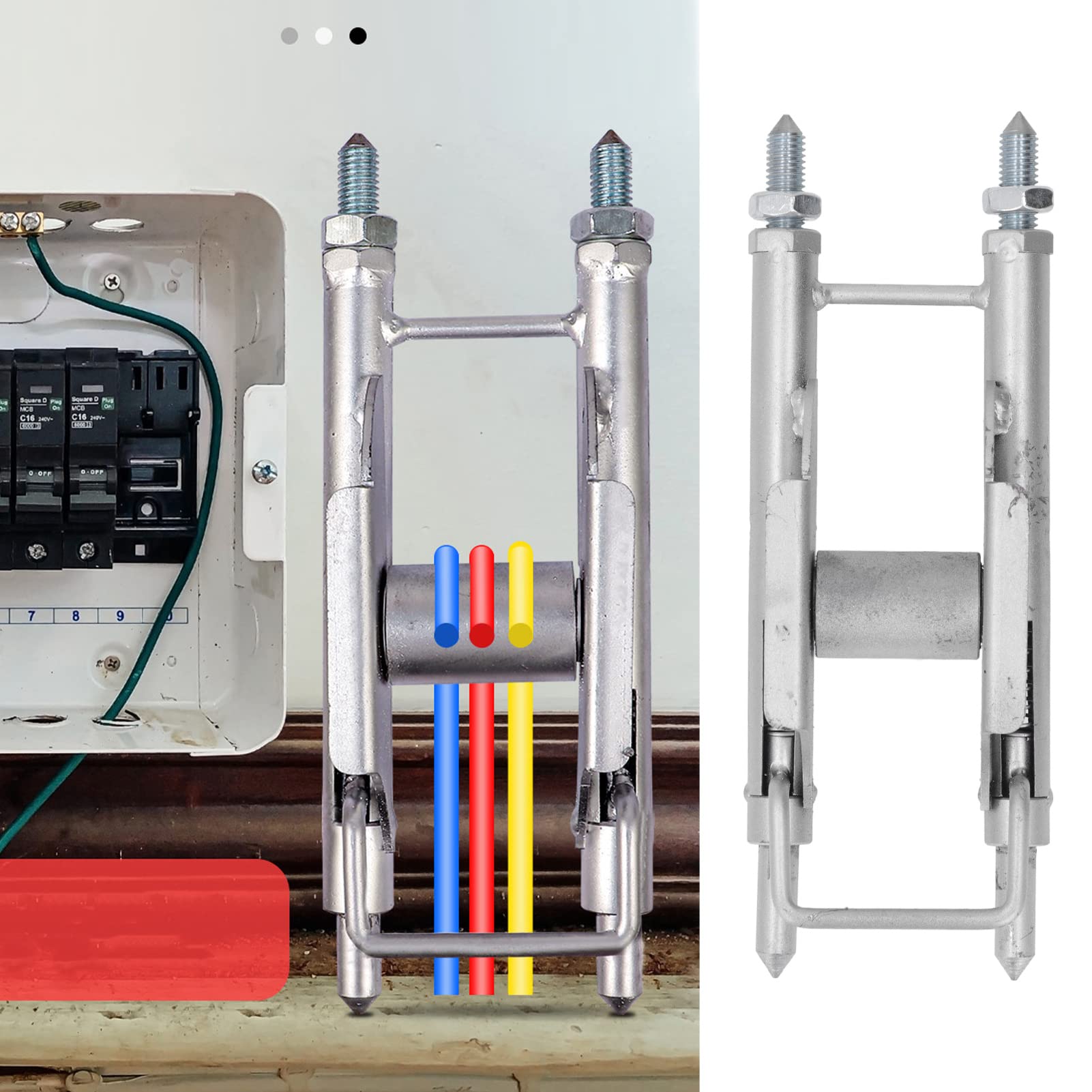 Ayuda para Enhebrar Cables de Metal Flexible Antideslizante Eficiente Estable Herramienta Auxiliar para Enhebrar Cables para Electricistas Herramienta para Enhebrar Cables