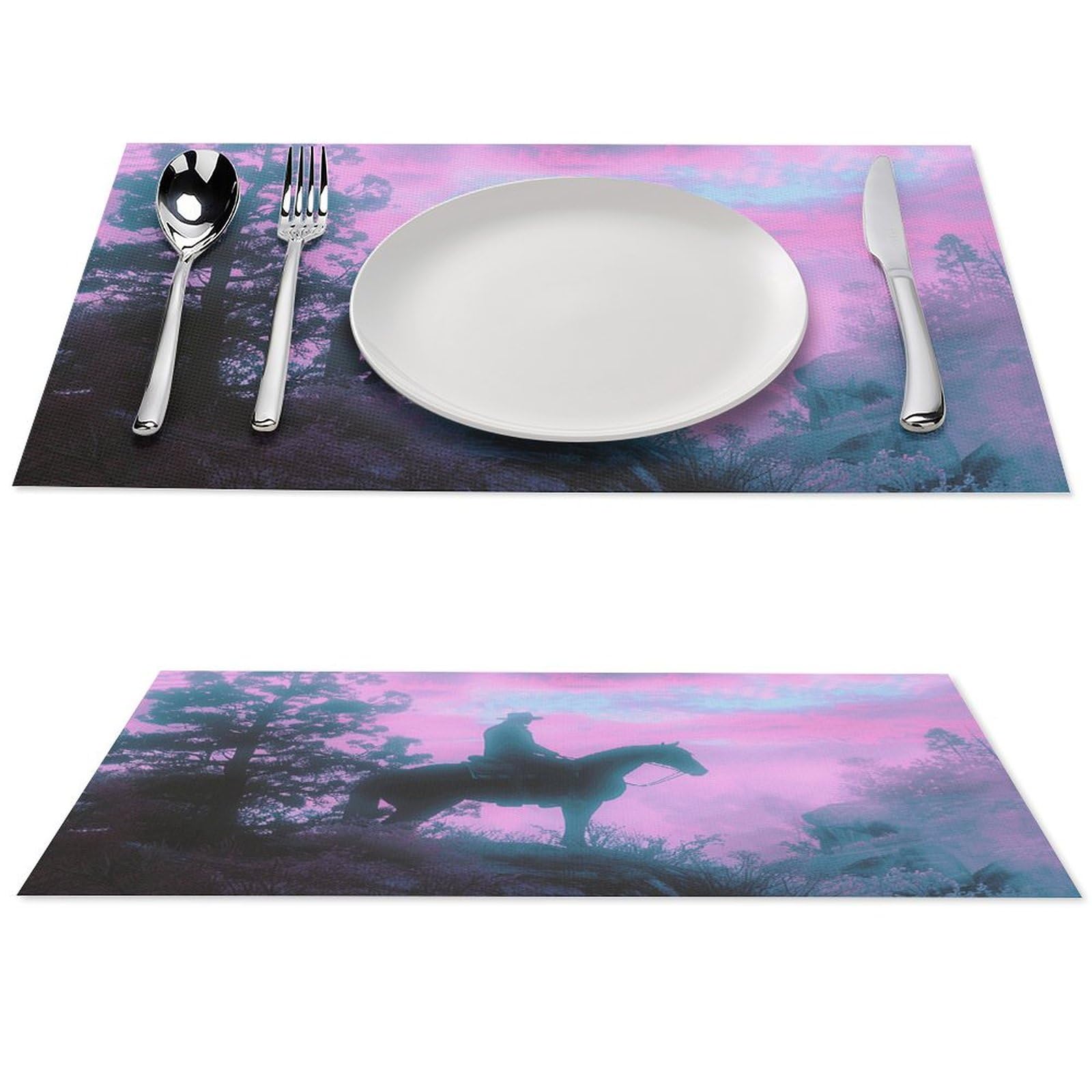 Sets de table antidérapants pour repas en terrasse et dîners de cuisine en famille
