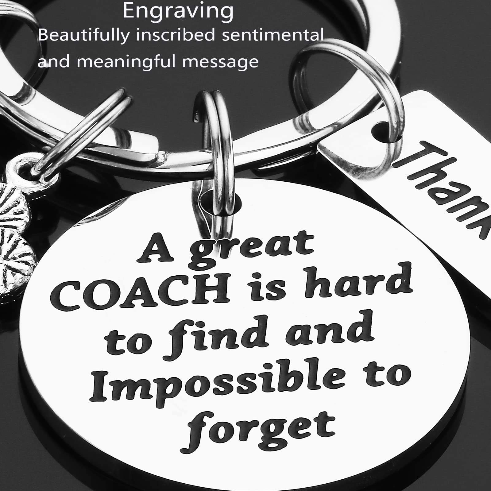 HUTIMY Cheer Coach Gift Ideas Keychain - Cheerleading Accessories - Best Cheerleading Coach Keychain