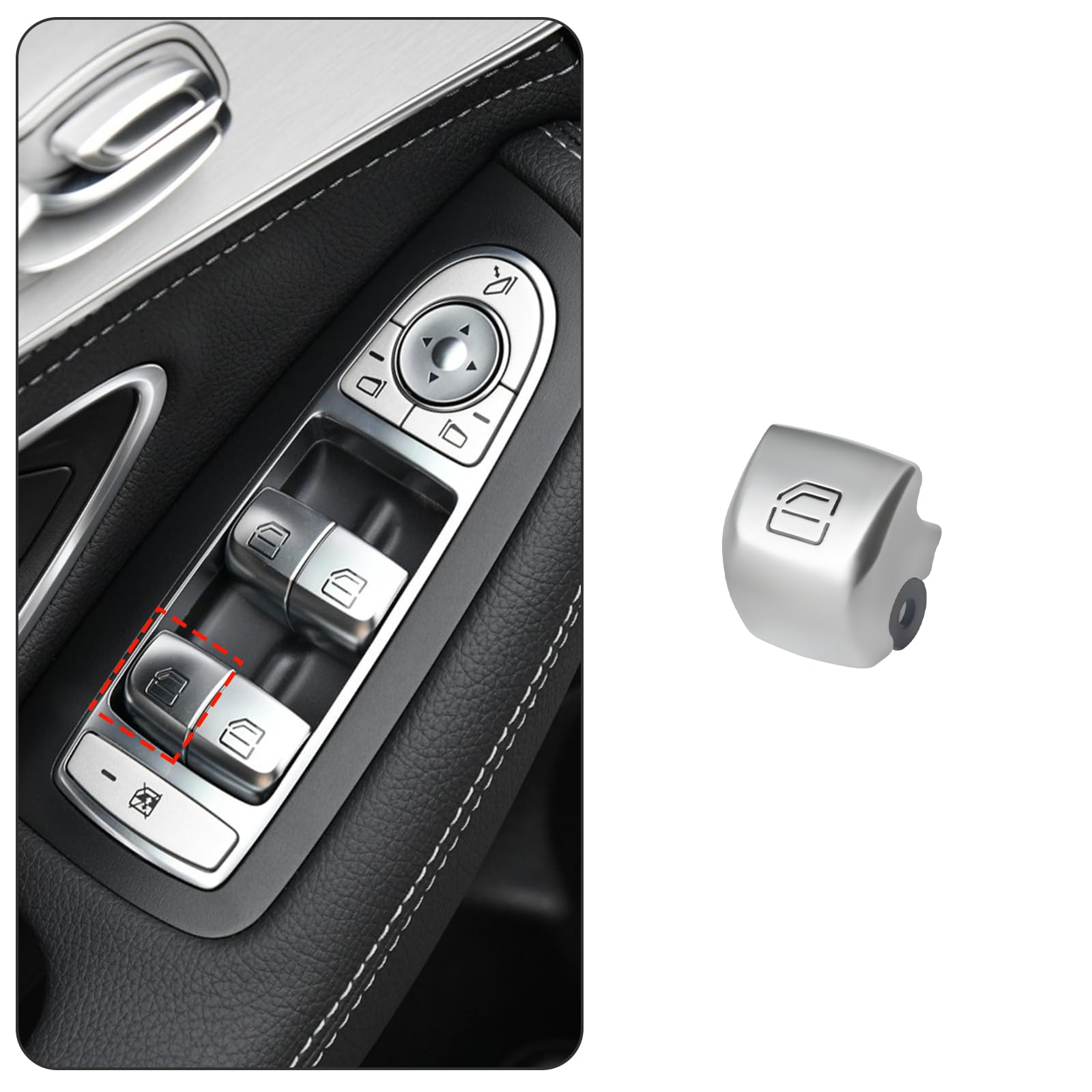 Bouton d'interrupteur pour réparer une commande Mercedes GLC - 7
