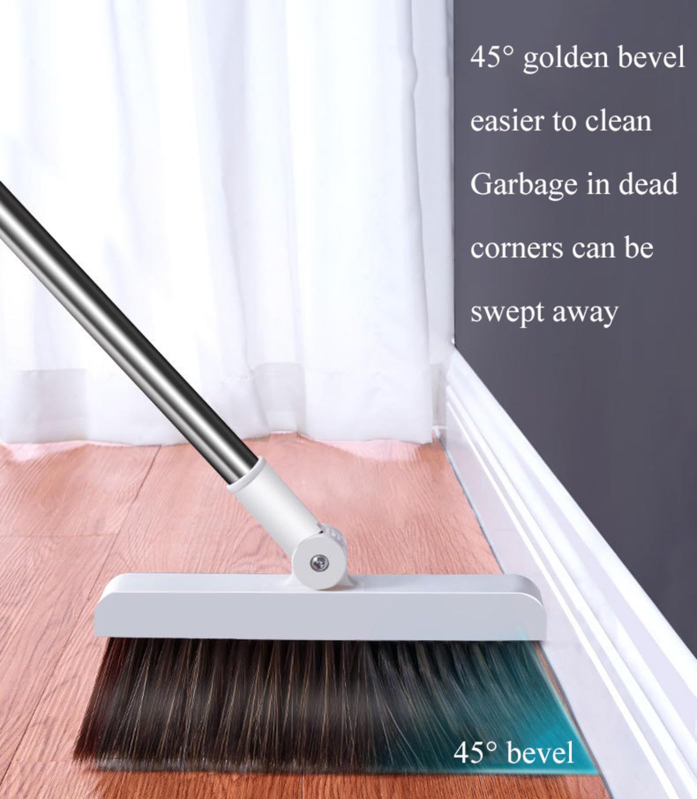 NIBHZ Juego de Escoba y Recogedor para El Hogar, Juego de Recogedor y Escoba para El Hogar, Cocina, Habitación, Oficina, Vestíbulo, Uso en El Suelo, Juego de Escoba y Recogedor