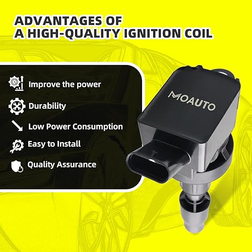 Miniatura 2 de Juego de 4 bobinas de encendido UF817 27301-2B120 y 4 bujías de iridio compatibles con Hyundai Elantra 2017-2019 Sonata 2015-2019 Tucson 2016-2018