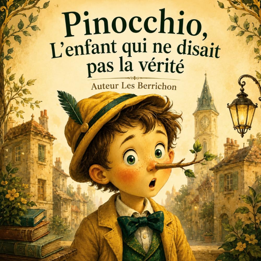Pinocchio, l’enfant qui ne disait pas la vérité (Illustré): Une histoire tendre sur le mensonge, le courage et la joie de dire vrai – Dès 3 ans