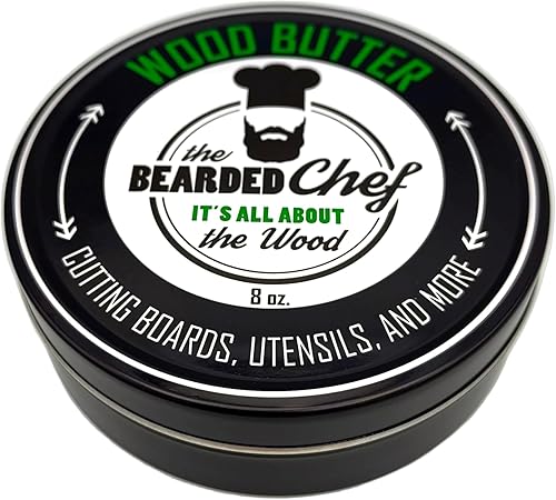 Miniatura 5 de Mantequilla de madera, 8 onzas, tablas de cortar, bloques de carnicero, propiedad de veteranos, fabricadas en los Estados Unidos