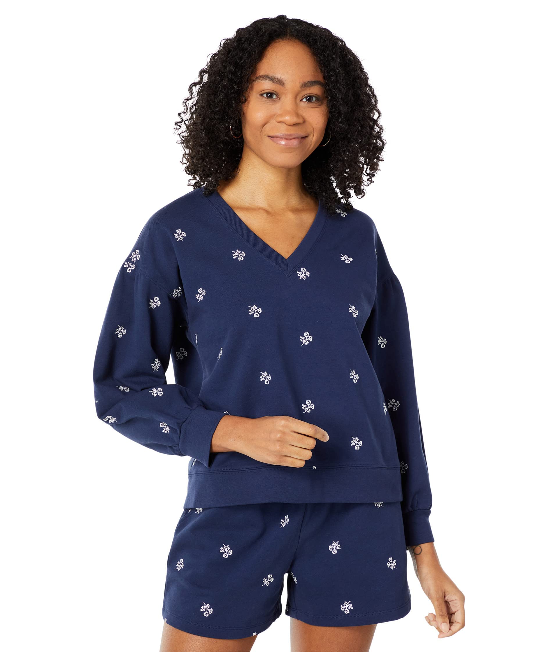 Draper JamesBobbie Embroidered Sweatshirt