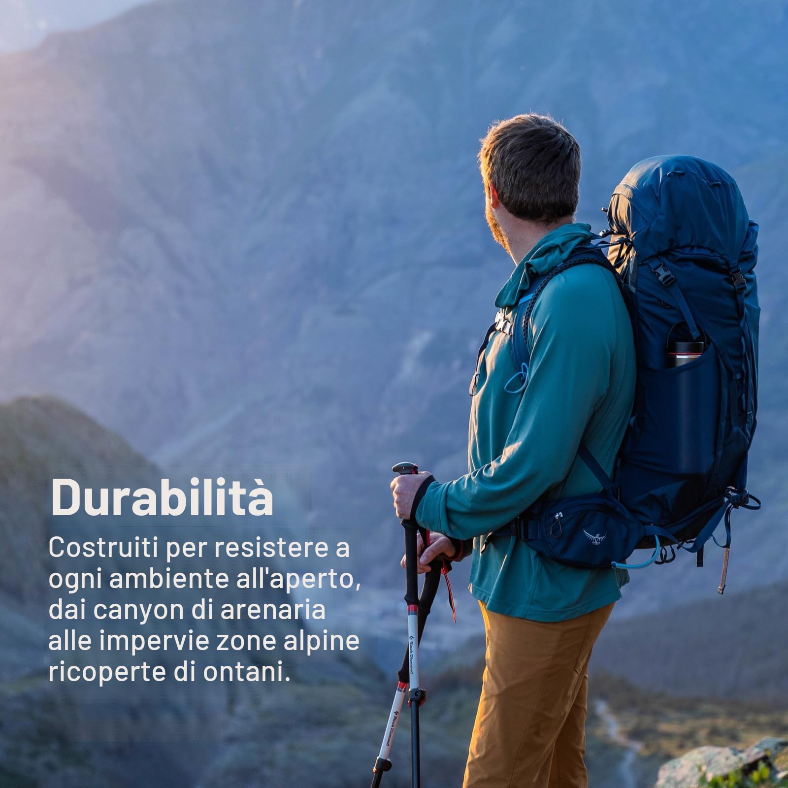 Osprey Kestrel 38 Hiking Pack Uomo (Pacco da 1)