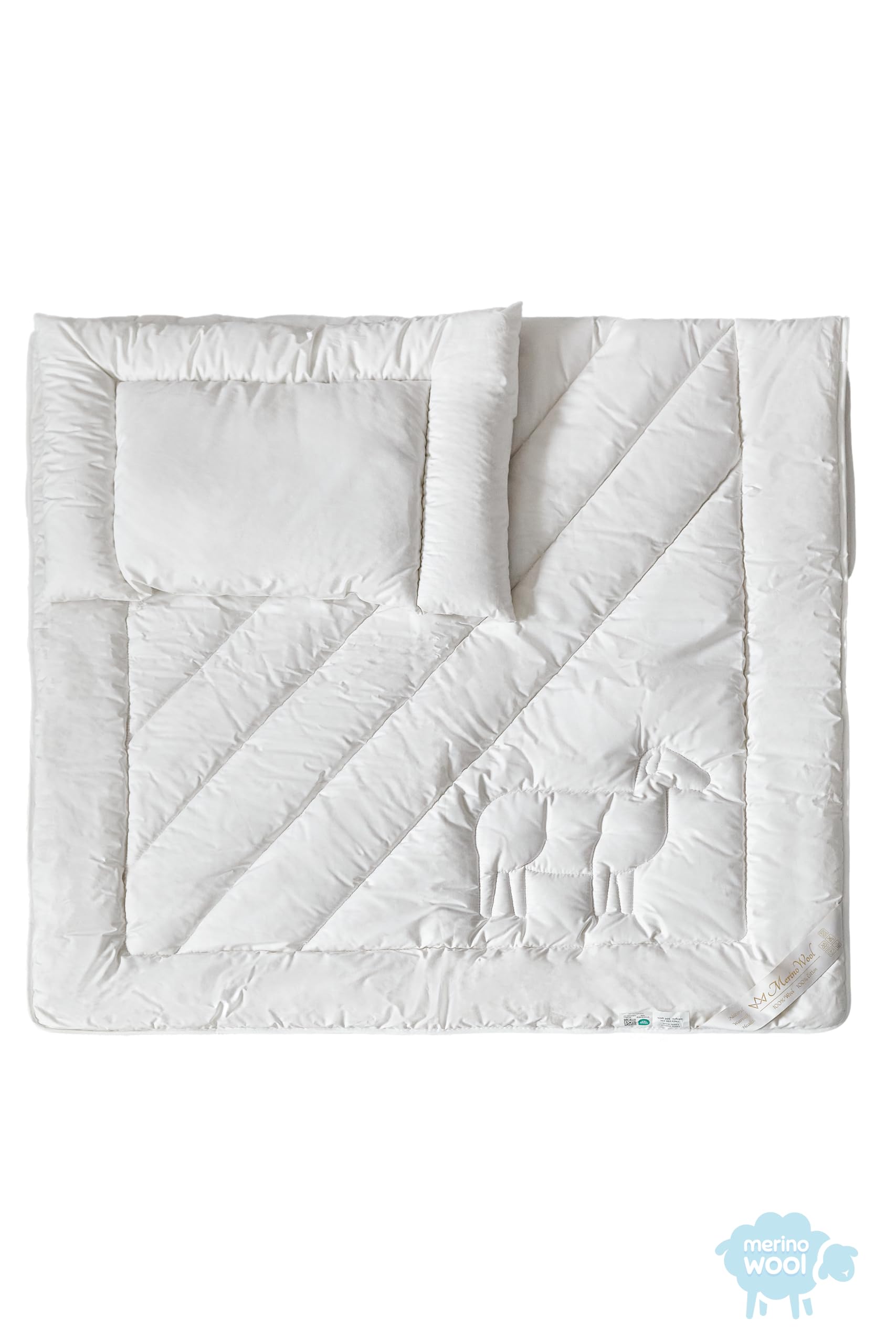 Merino Wool Sprzedaż pościel dzianinowy niedźwiedź naturalny koc łóżko kołdra dla dzieci niemowlę niemowlę kołdra 140 x 100 cm 500 g/m². 8 tog naturalny produkt dla dziecka, idealny na prezent!