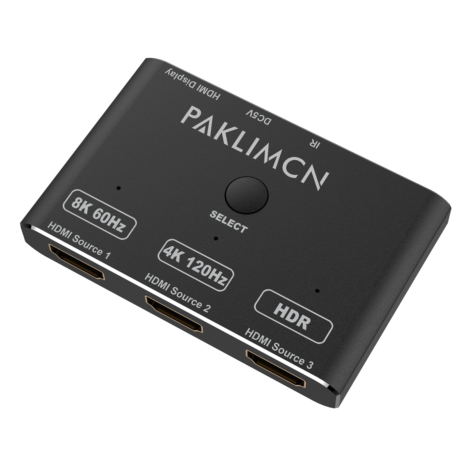 Amazon | HDMI 2.1スイッチ 8K 2イン1アウト 3イン1出力 高速 48Gbps
