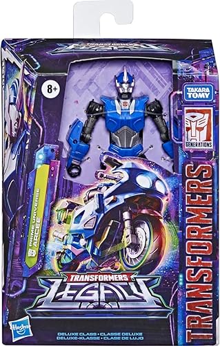 Miniatura 3 de Transformers Toys Generations Legacy Deluxe Prime Universe Arcee Figura de acción – Niños a partir de 8 años, 5.5 pulgadas