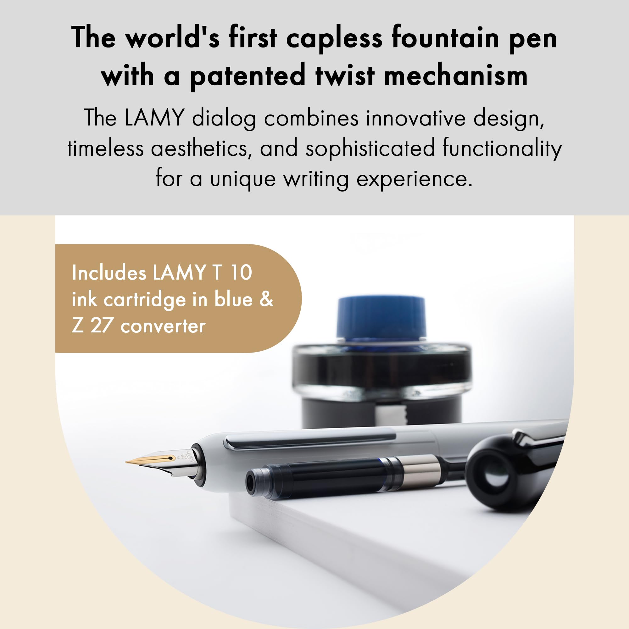 Amazon | LAMY ラミー ダイアログ3 万年筆 L74 EF（極細字） | 万年筆
