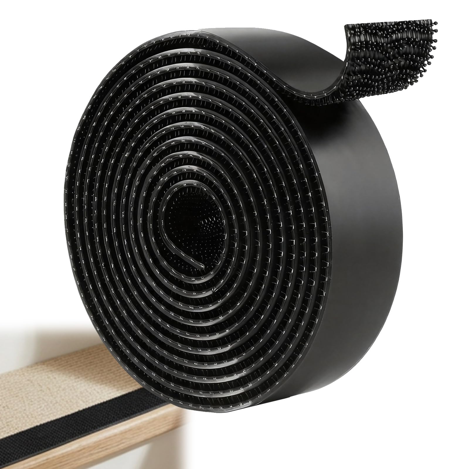 Dual Lock SJ3550 Double Thin Adhesive Tape Extra con Cierre Resellable con Forma de Hongo Entrelazado para Hogar,Alfombras,Coches,GoPros,Soportes,DIY,Oficinas,Cocinas,Dashcam (25,4 mm x 1 m)