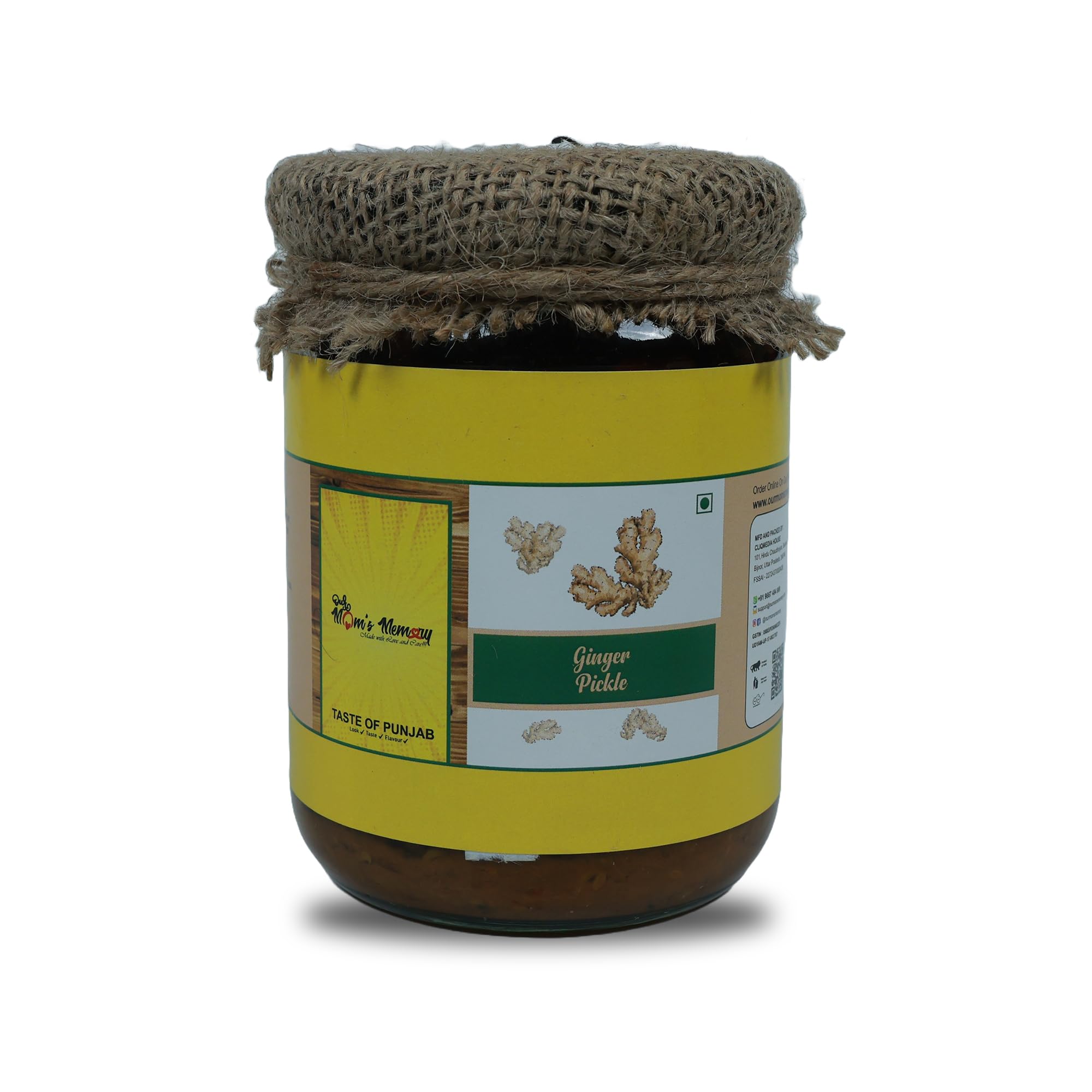 Our Moms Memory Homemade Ginger Pickle - 450g | Authentic Indian Recipe | Spicy & Tangy, No Preservatives (B0D5YYHXL8) Amazon Price History, Amazon Price Tracker