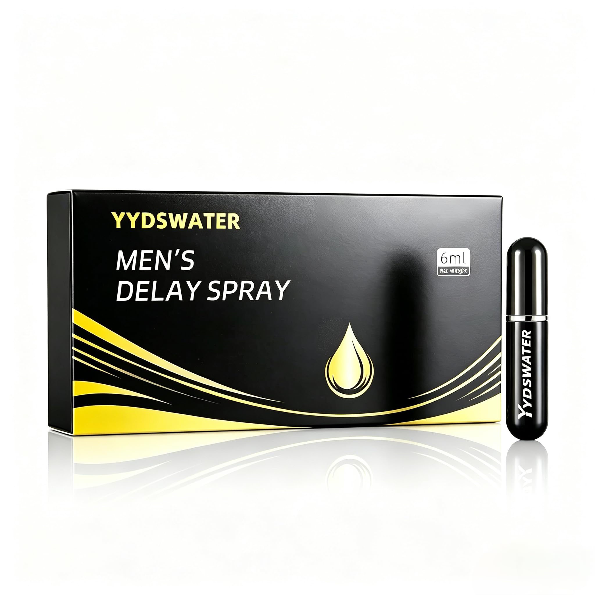 Spray Retardante para Hombre de Larga Duración - Fórmula con Extractos Naturales de Plantas, Textura No Grasa para Mayor Rendimiento y Resistencia, Ayuda a Retrasar la Eyaculación, Uso Exter