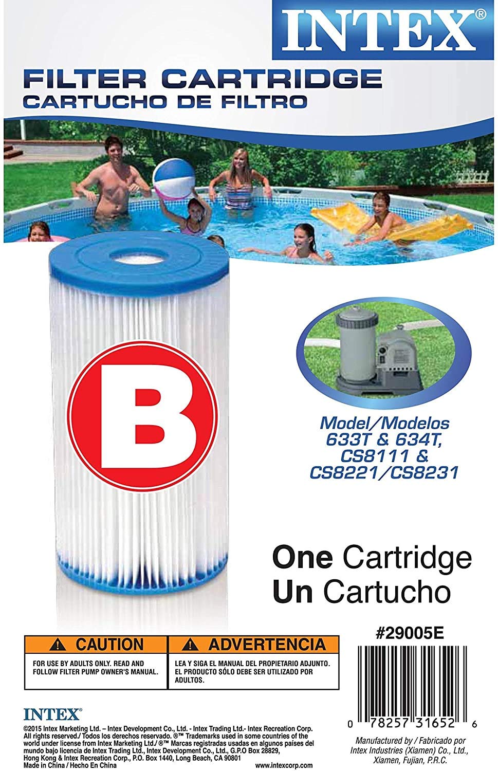 FILTRO A CARTUCCIA MODELLO B 59905