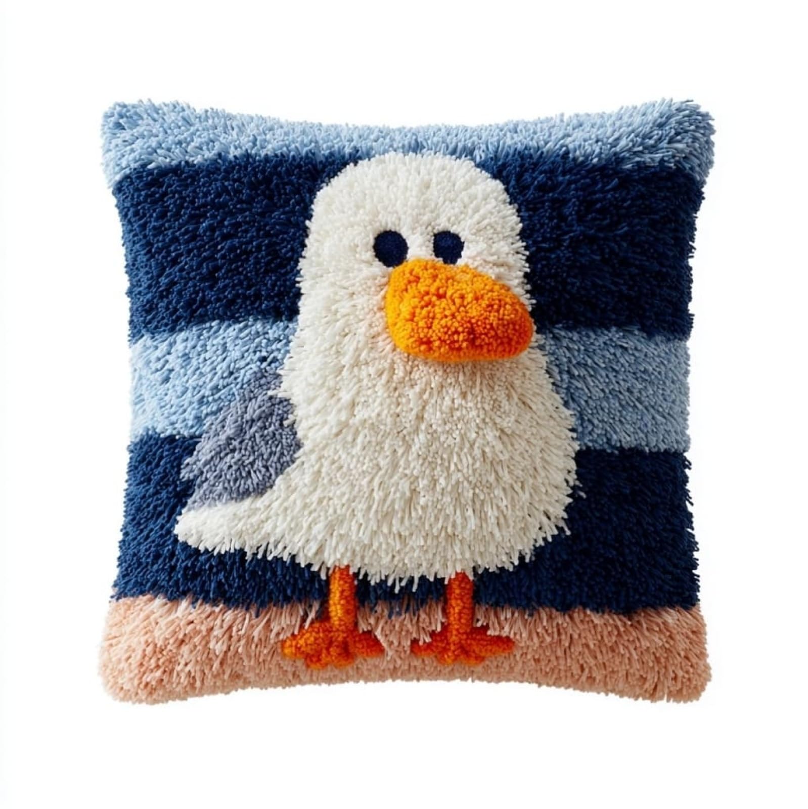 WallustrioaW Latch Hook Kits Pillow Printed Cushion,Seagull