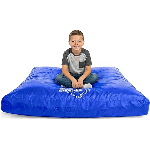 Skil-Care Crash Pad, Crash Pads for Kids Sensory Room Equipment, Sensory Crash Mat, Soft Foam Landing Zone for Sensory Input, Bean Bag Alternative for Reading and Relaxation, 3'x4' 5'x5' 6'x6' 8'x8'