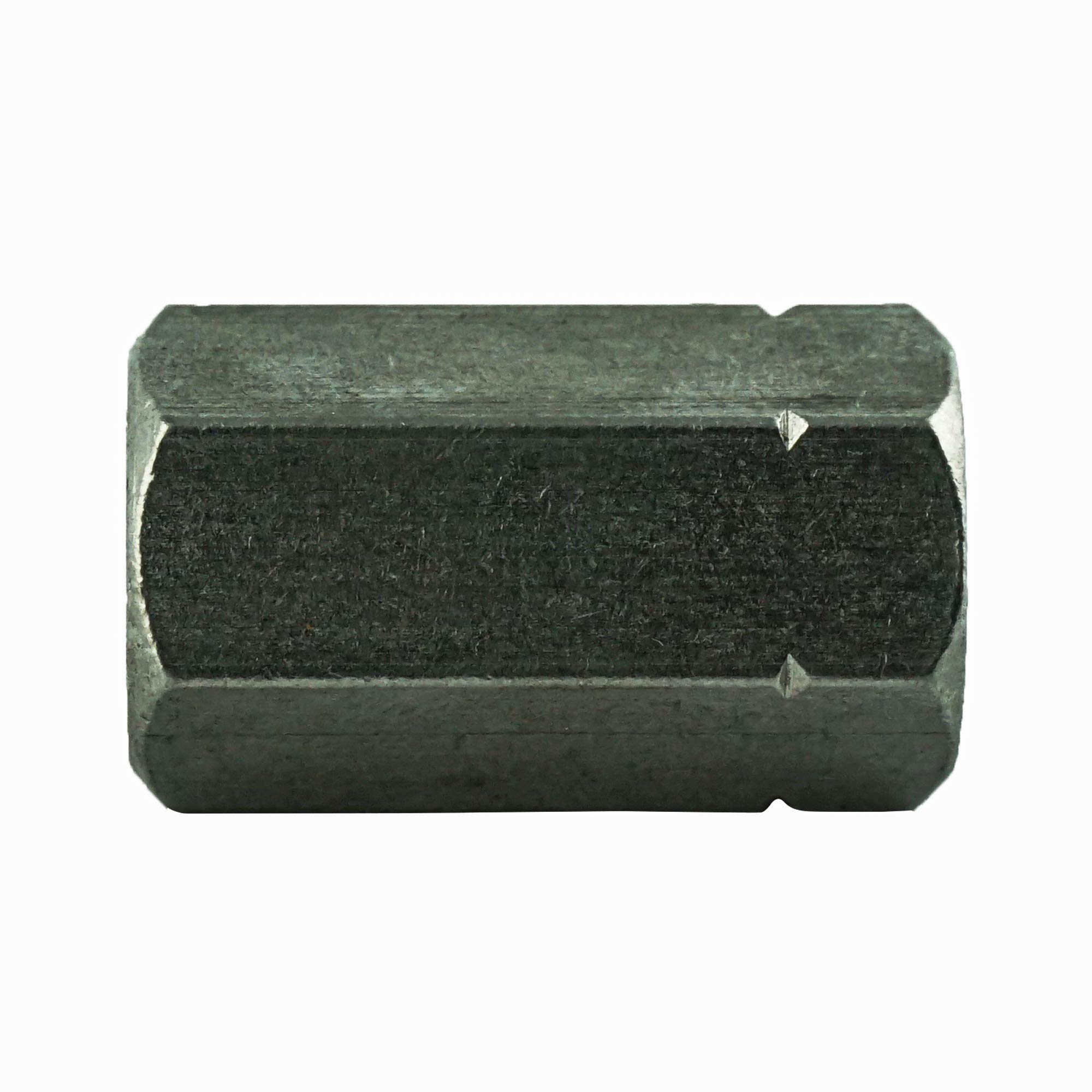 AGBERG M8 (100 unidades) tuercas hexagonales 3 d alto – tuerca larga – acero inoxidable VA A2 V2A – Manguito hexagonal inoxidable – DIN 6334
