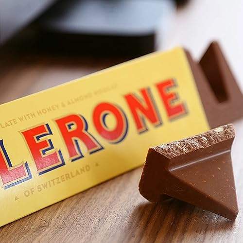 Miniatura 4 de Toblerone Chocolate suizo con leche con turrón de miel y almendras 2 barras 352 onzas