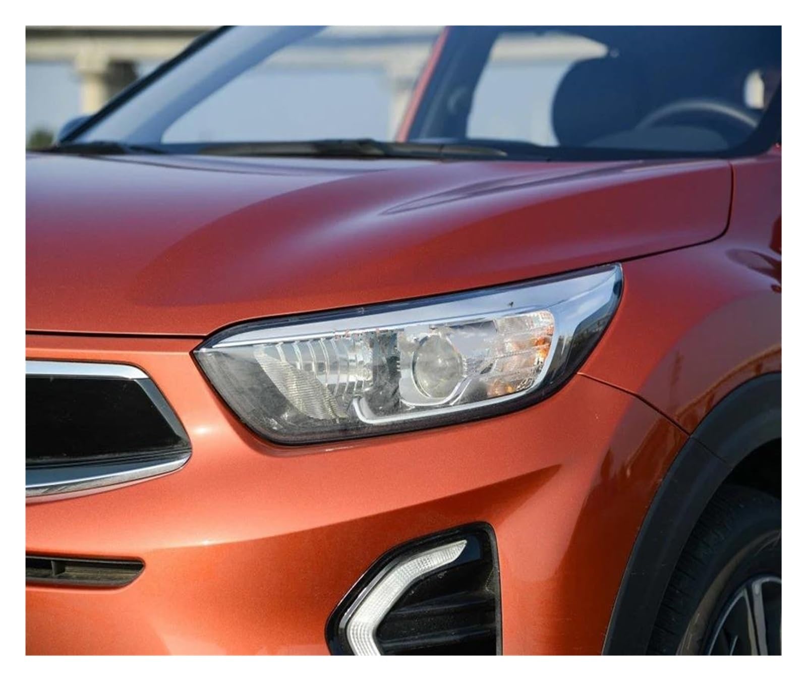 Coprifari Anteriori Per Kia Stonic KX1 2019-2021 - Protezione Lenti PVC Trasparente - Foto 3