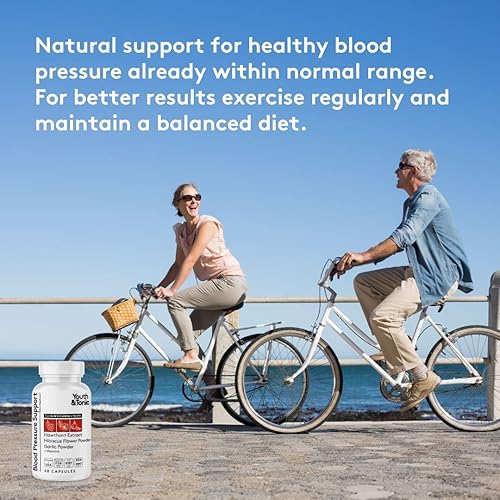 Miniatura 3 de Suplemento de presión arterial natural con hibisco de espino y hierbas diuréticas de alta potencia y vitaminas para reducir la retención de agua y