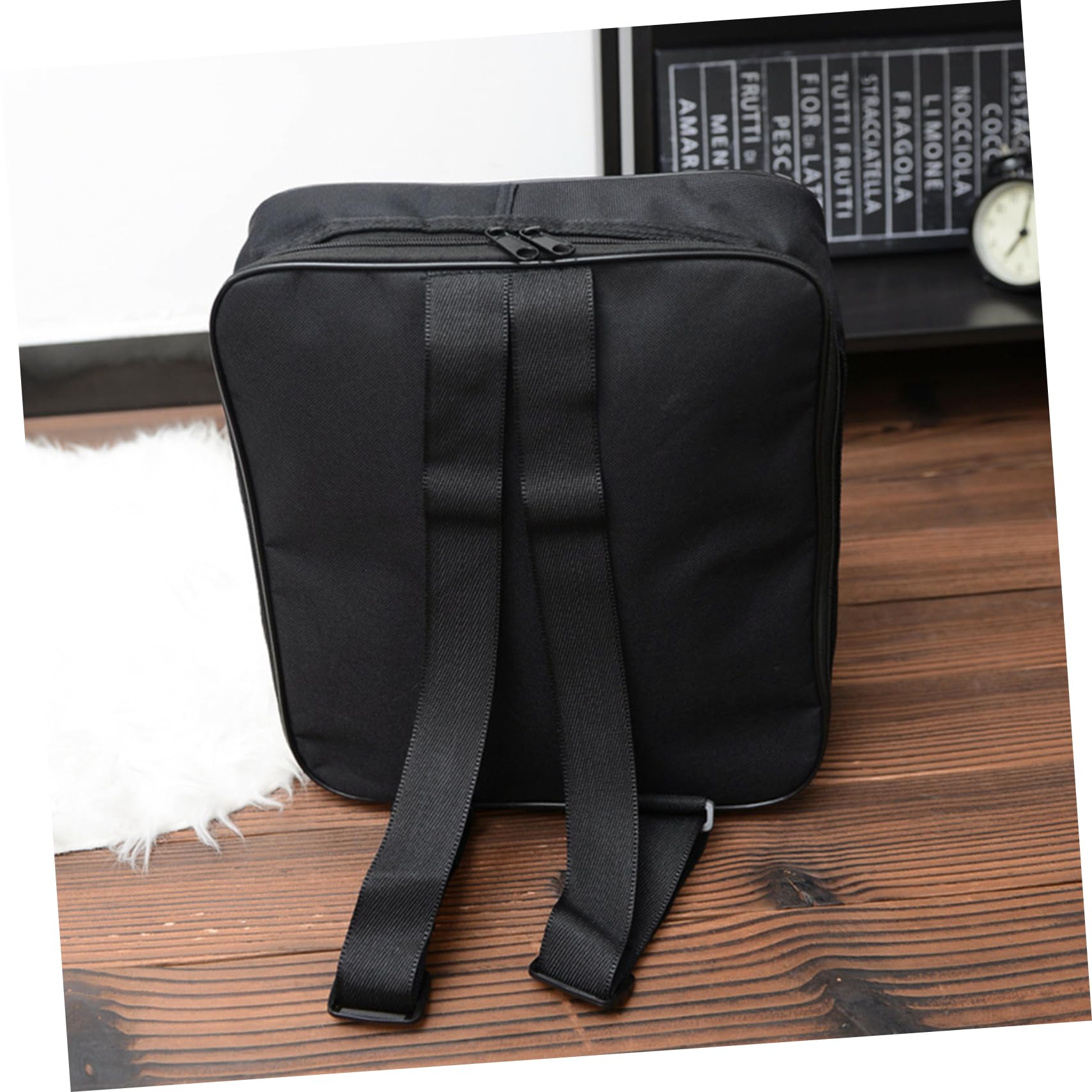 Abaodam Paquet à Dos Protection la Poussière et Saleté en Tissu Oxford pour Accordéon 8 Basses Noir Bandoulière Réglable pour Écoles et Églises