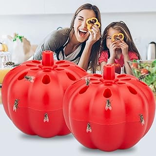 Allinall Trampa para moscas de frutas, eficaz trampa para mosquitos para interiores, fácil de usar y seguro, no tóxico, pa...