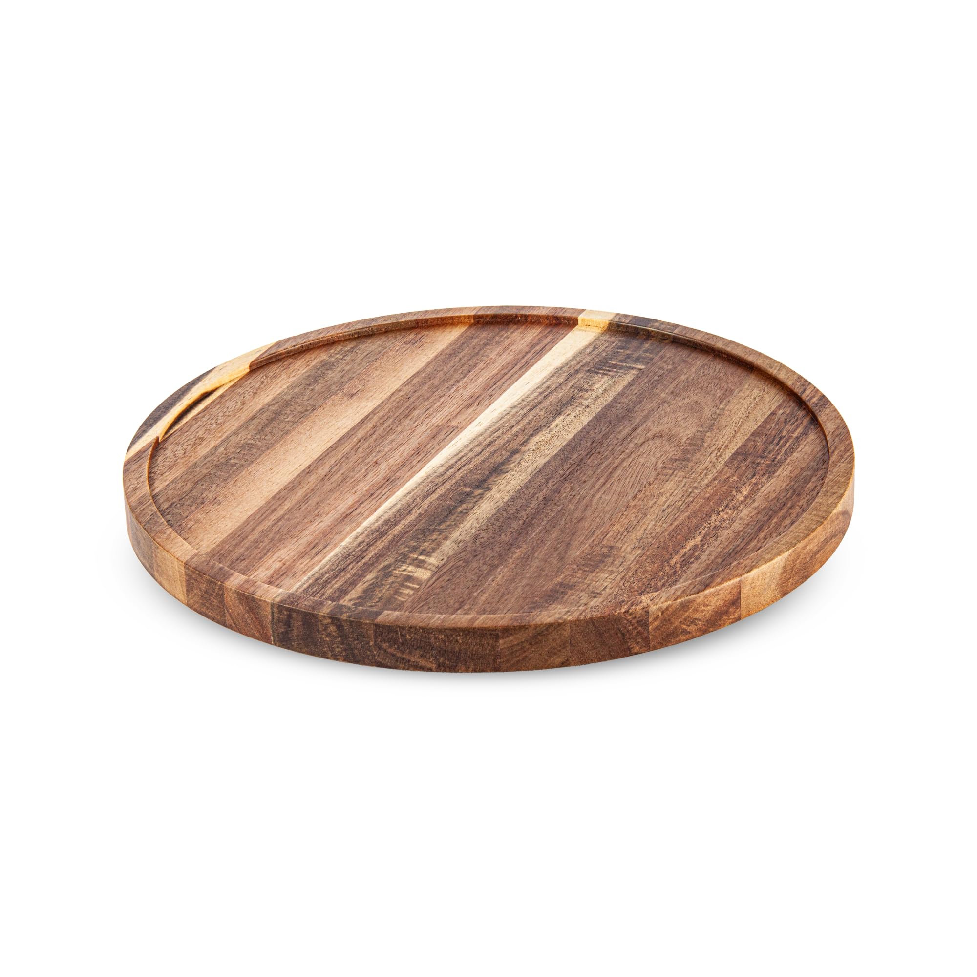 KITEISCAT Acacia Wood Lazy Susan Organizer