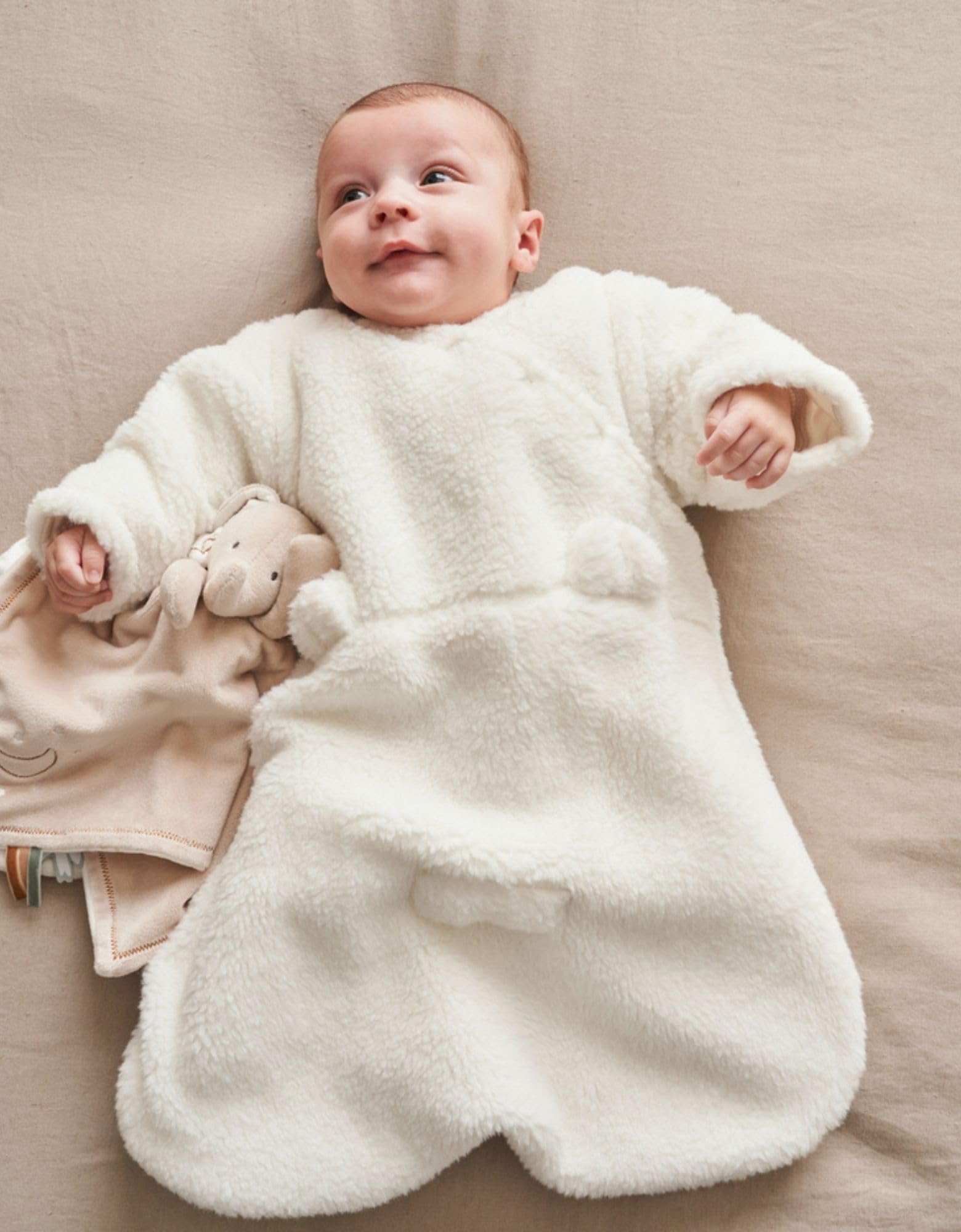 Image secondaire de Gigoteuse Douillette en Fausse Fourrure pour Bébé - Noukie's