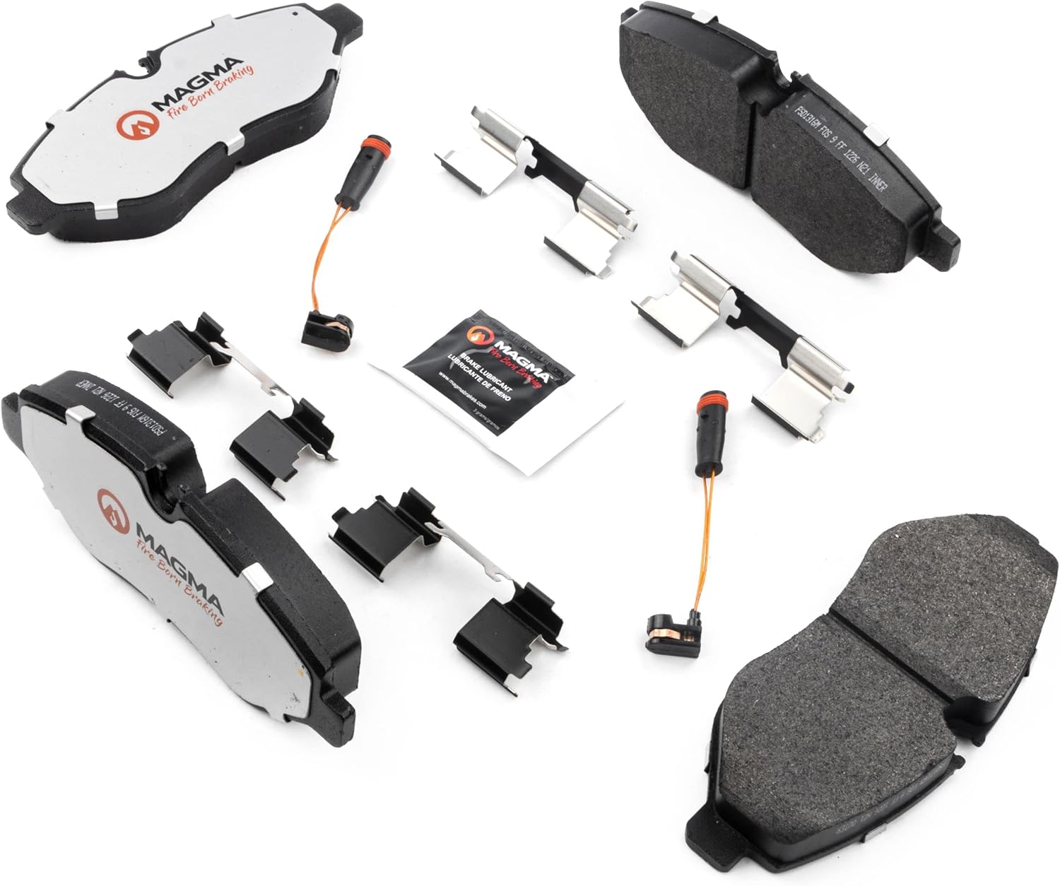 MAGMA Pro-Series PSD1316M Semi-Metallic Brake Pads, Front