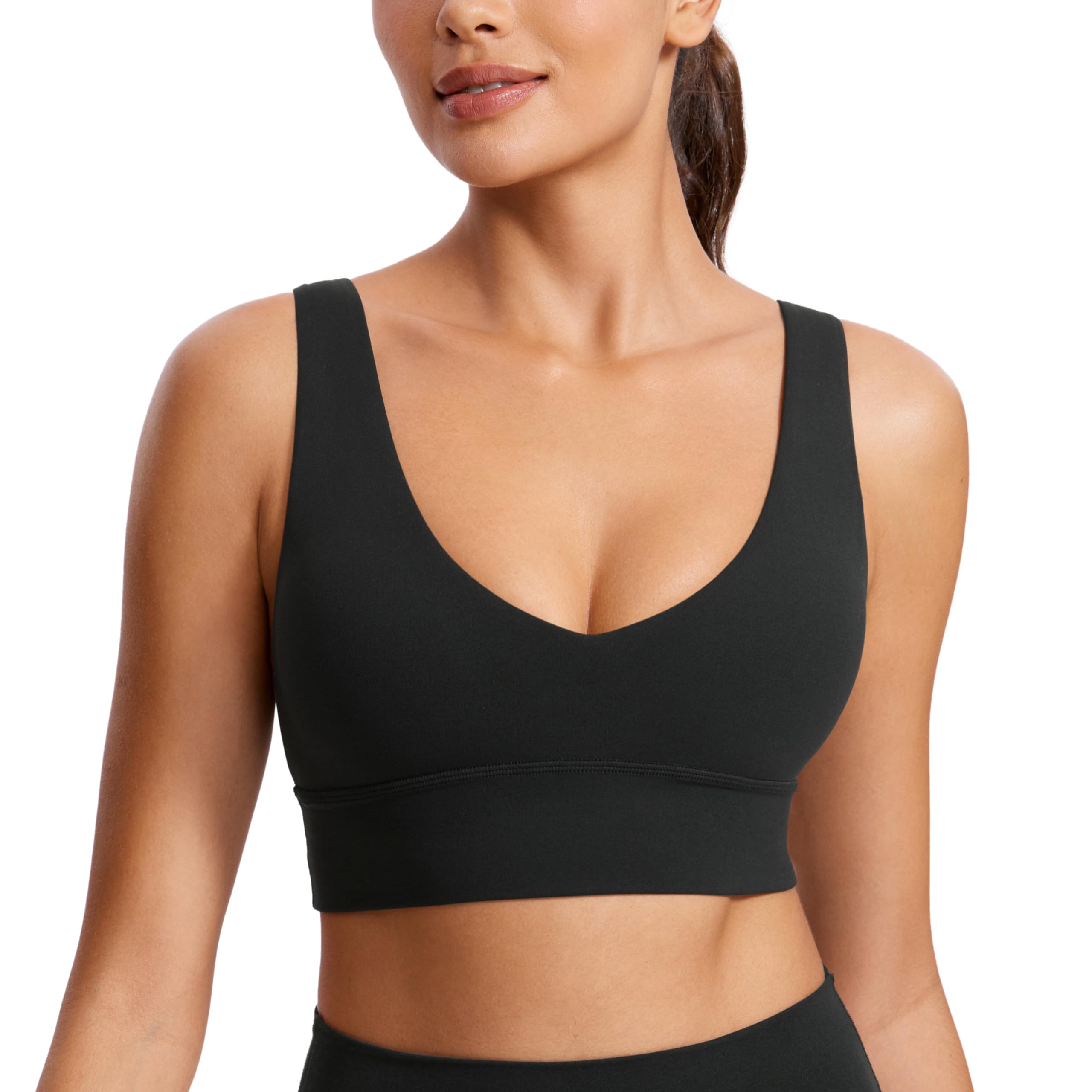 CRZ YOGA Butterluxe V-Neck Longline Sports Bra