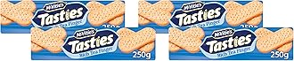 Tasties Rich Tea Finger Biscuits, 250 g (Pack of 4)