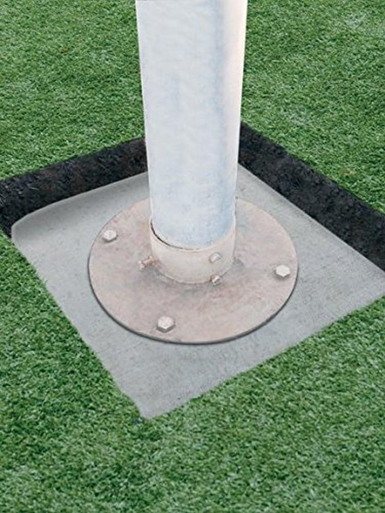 First Team FT6004 Galvanized Steel Ground Sleeve for 4.5 in. Football Goalposts